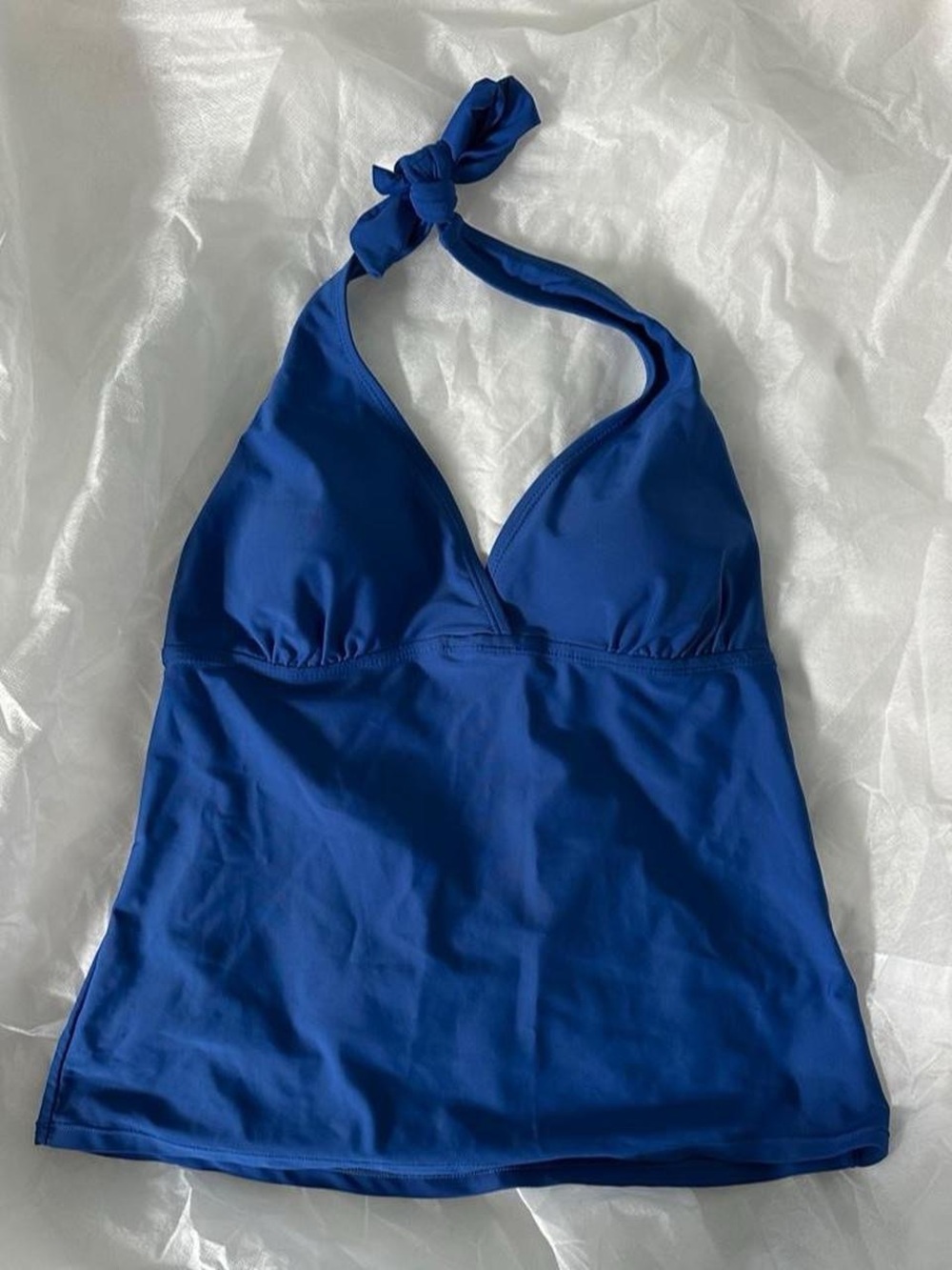 Royal Blue Halter Tankini Top